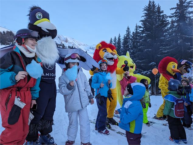 Descente des mascottes_Manigod - OT Manigod