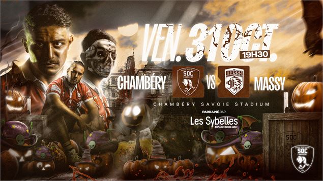Chambéry vs Massy - Match Halloween - Antonin BILLARD - SOC RUGBY
