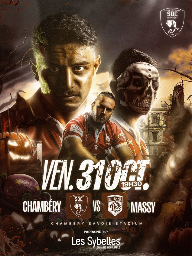 Chambéry vs Massy - Match Halloween - Antonin BILLARD - SOC RUGBY