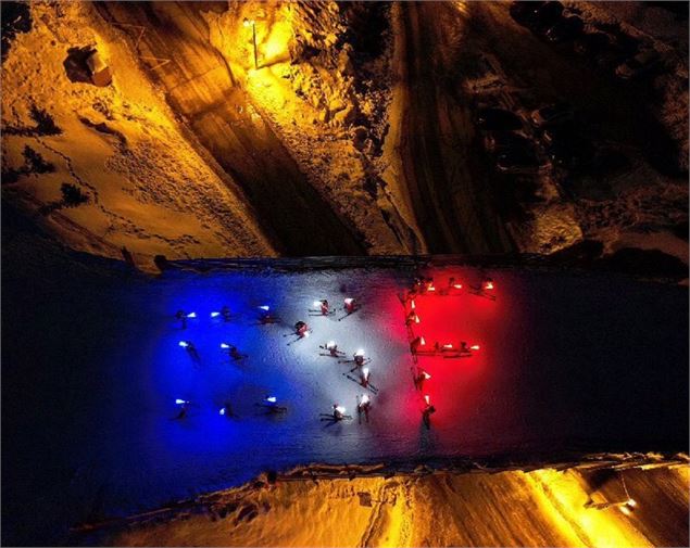 Descente aux flambeaux à Valfréjus - OZ/OT Valfréjus