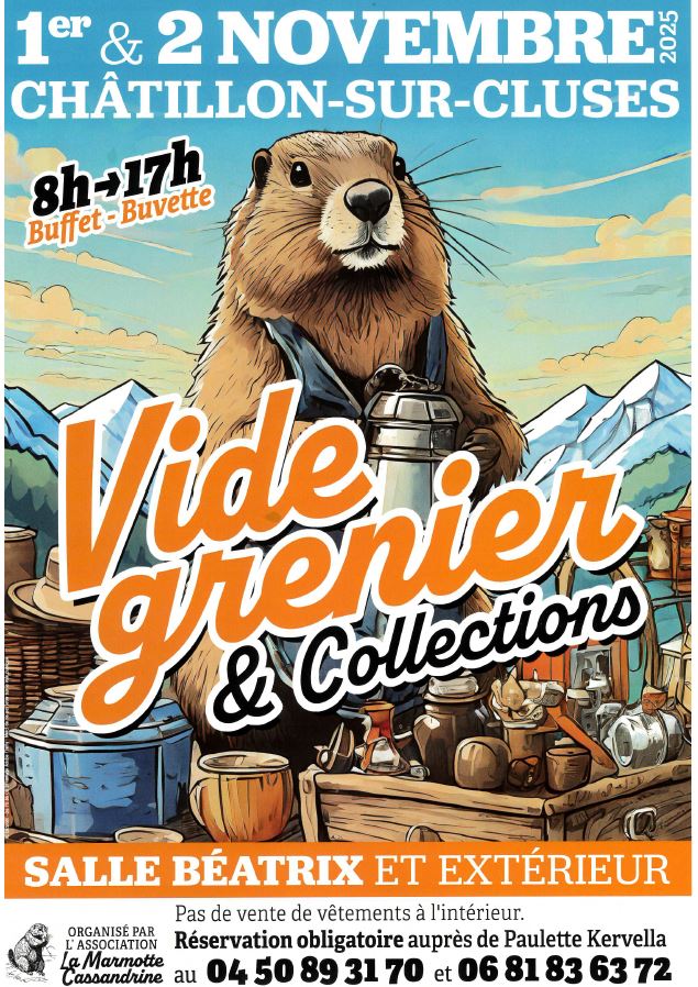 Vide Grenier & Collections_Châtillon-sur-Cluses - La Marmotte Cassandrine