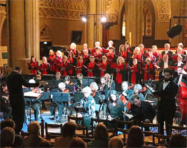 Le Cercle Philharmopnique de Chambéry lors du concert en mai 2025 à Chambéry - Cercle Philarmonique 