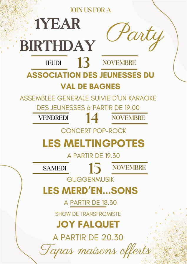 Anniversaire de L'Alternatif Café_Val de Bagnes