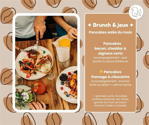 Menu brunch ludique - Au Grand Air (Vonnas) - ®AuGrandAir
