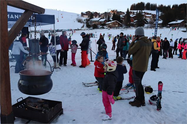 Pot d'accueil hivernal - OT Manigod / M.Sauvage