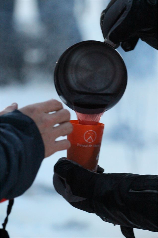 Pot d'accueil hivernal - OT Manigod / M.Sauvage