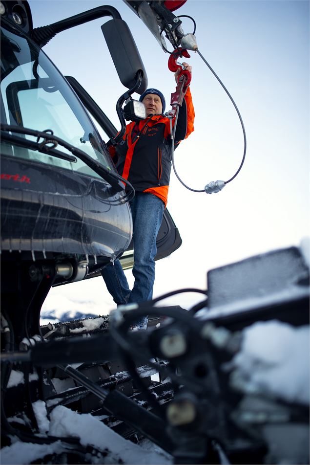 Rencontre avec un dameur_Les Saisies