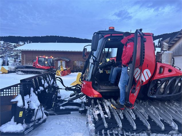 Rencontre avec un dameur_Les Saisies