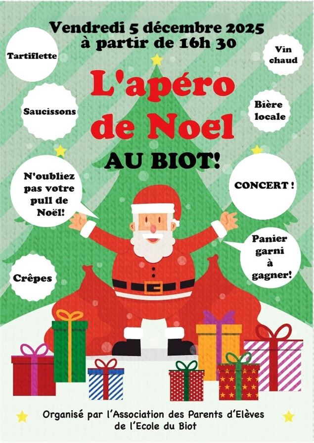 En attendant Noël, passez un moment convivial vendredi 5 décembre à partir de 16h30 au Biot. - OT Va