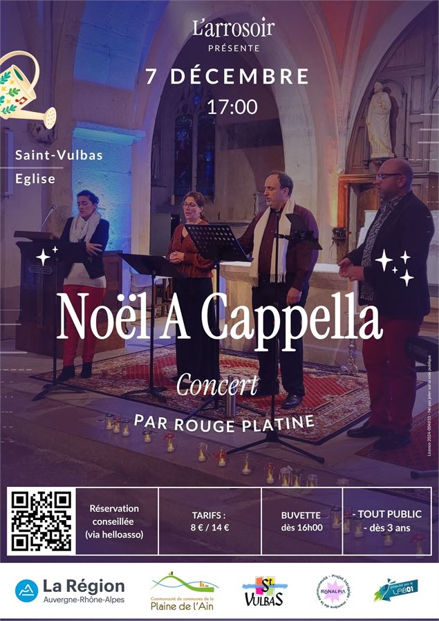 Concert Noël : a cappella - Ketty Tranchina / Plaine de l'Ain Tourisme