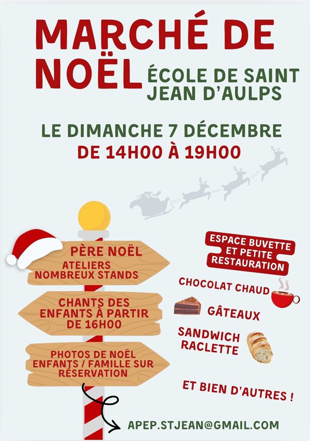 Venez nous rejoindre pour un après-midi féérique au Marché de Noël de Saint Jean d’Aulps dimanche 7 