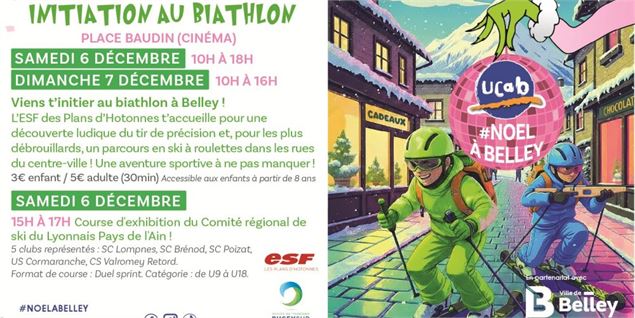 Initiation au Biathlon et course d'exhibition à Belley_Belley - UCAB