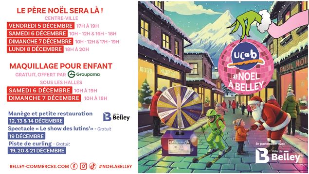 Noël à Belley  - animations pour les enfants_Belley - UCAB