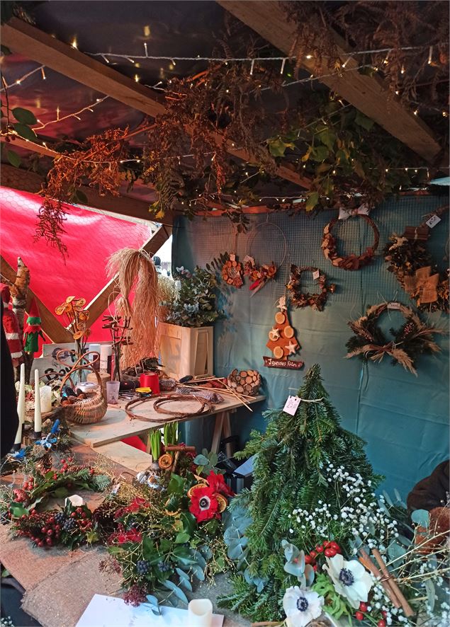 les jolis stands du marché de Noël - Ketty Tranchina