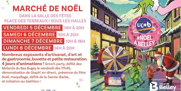 Marché de Noël de Belley - UCAB