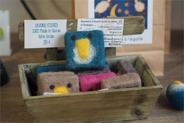 Marché de Noël Artisanal - Savons feutrés - Zoé Massot