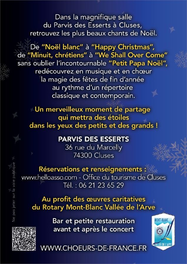 Concert des chœurs de France_Cluses