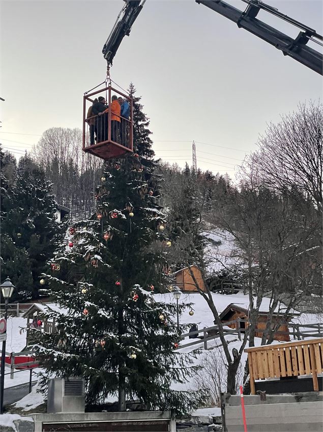 illumination du sapin - .