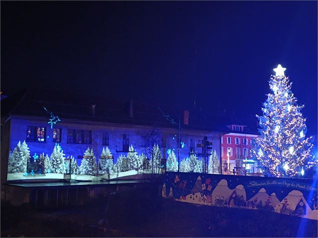 Noël à Sallanches - Projection mapping et Illuminations_Sallanches
