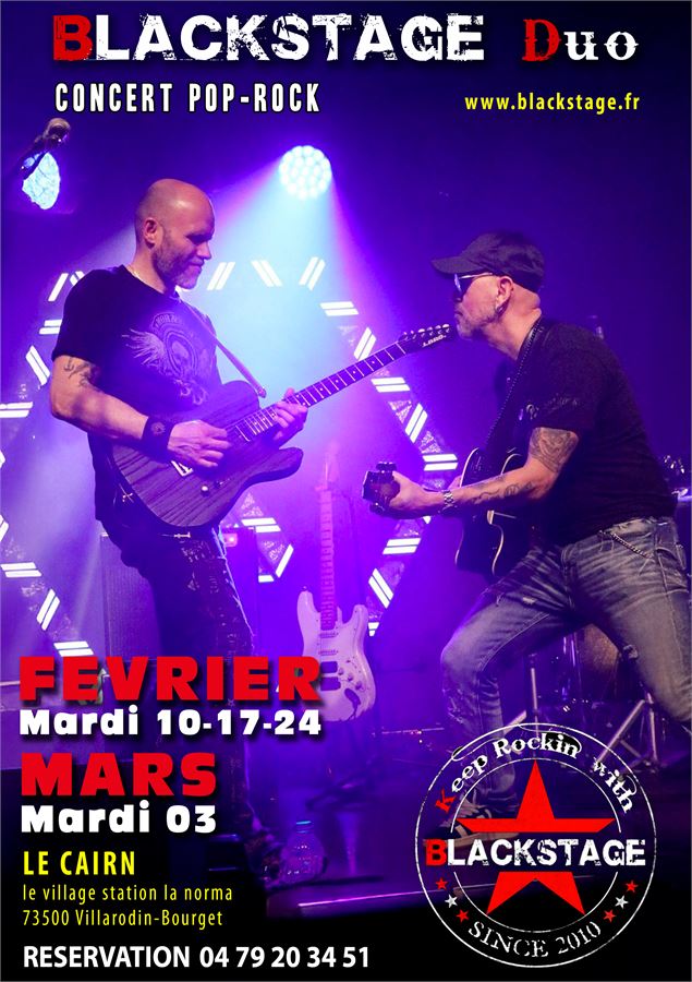 Affiche du concert - le cairn