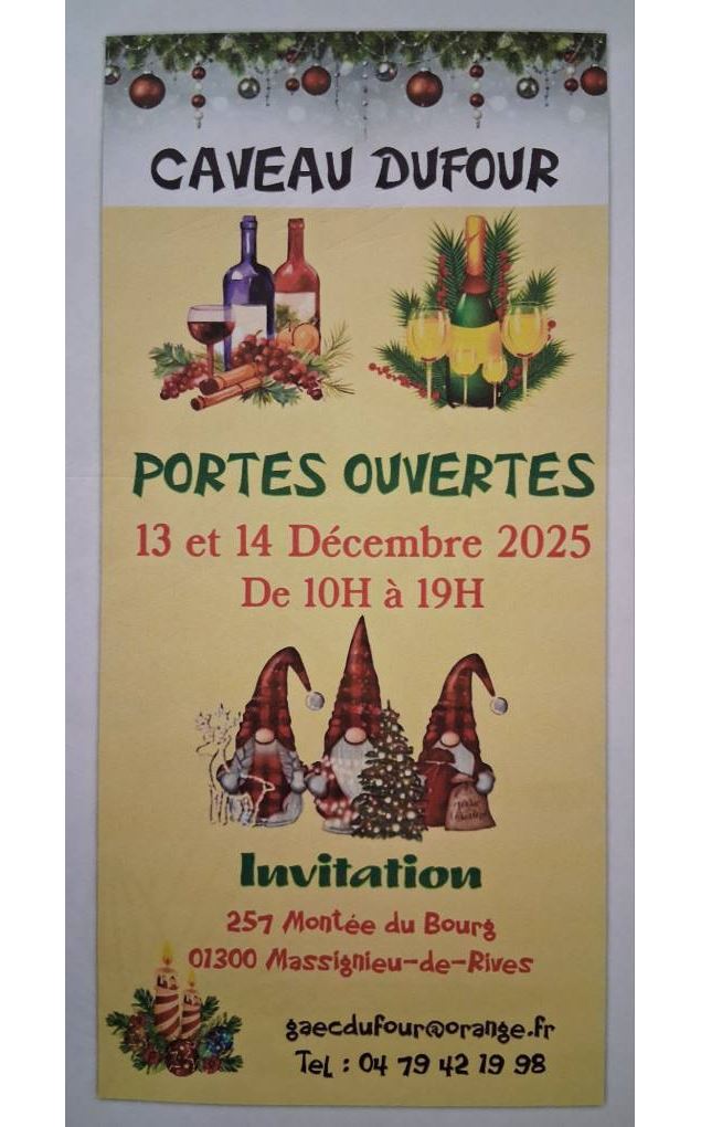 Portes ouvertes au Caveau Dufour_Massignieu-de-Rives - Caveau Dufour