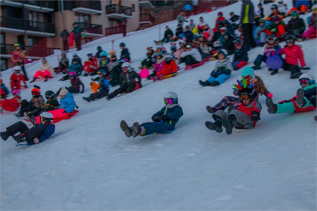 Course de luges Haribo à Valmeinier - Erwan Madec