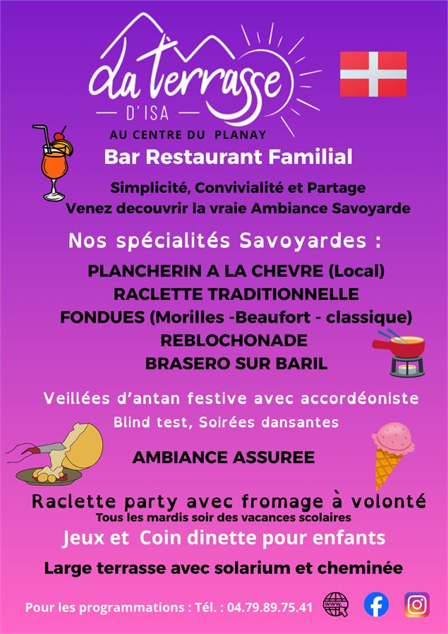 Affiche de la Terrasse d'Isa - terrassed Isa