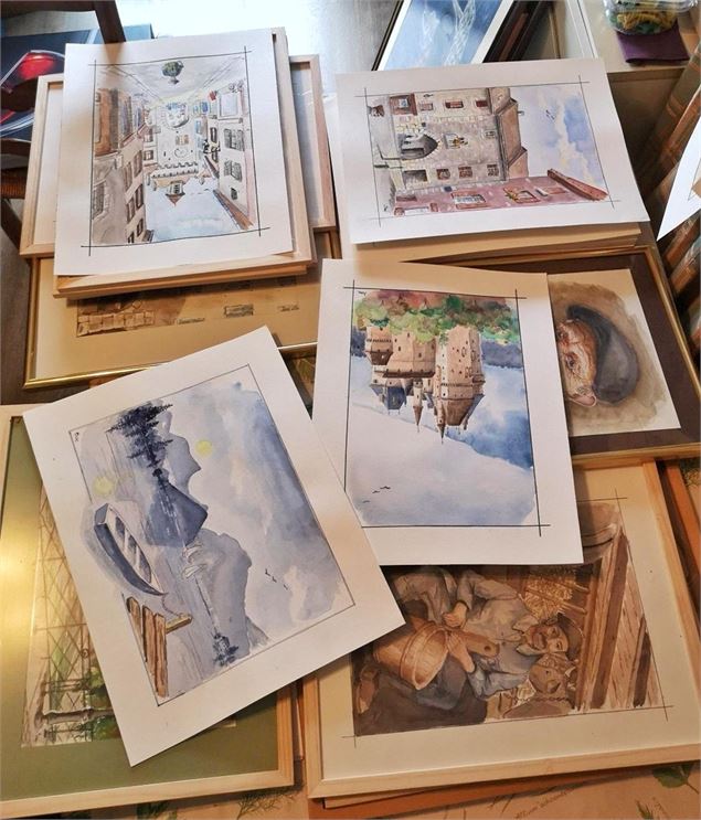 Mémoire des deux Savoies à l’aquarelle_Annecy - © Studio CC