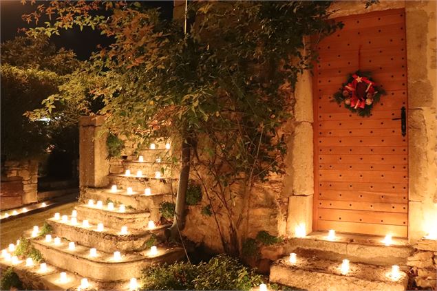 illuminations à la bougie à St-Sorlin-en-Bugey - Sabrina Megani