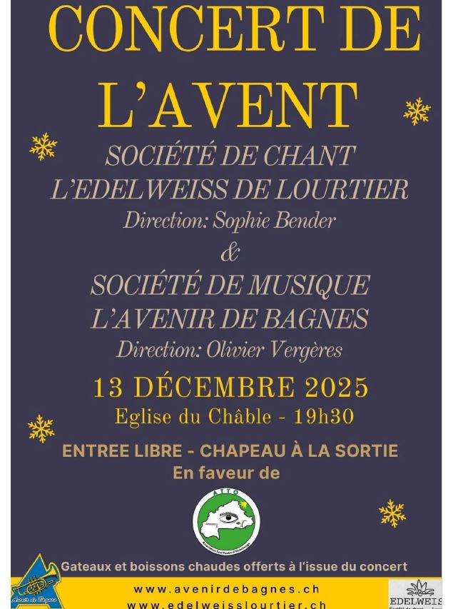 Concert de l'Avent_Val de Bagnes - Avenir de Bagnes