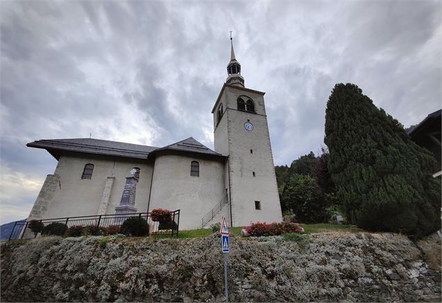 Vue extérieure de l'église - OT Flumet/St Nicolas