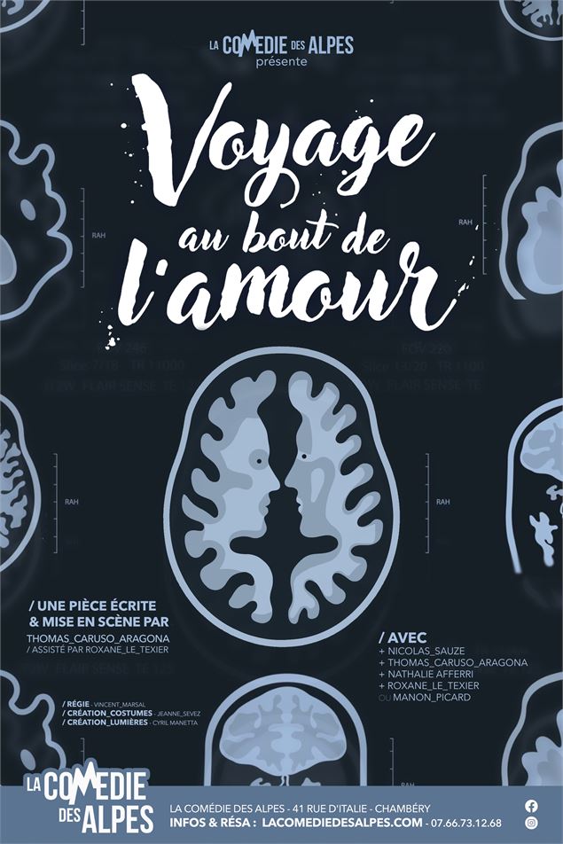 Théâtre : Voyage au bout de l'amour_Chambéry - La Comédie des Alpes