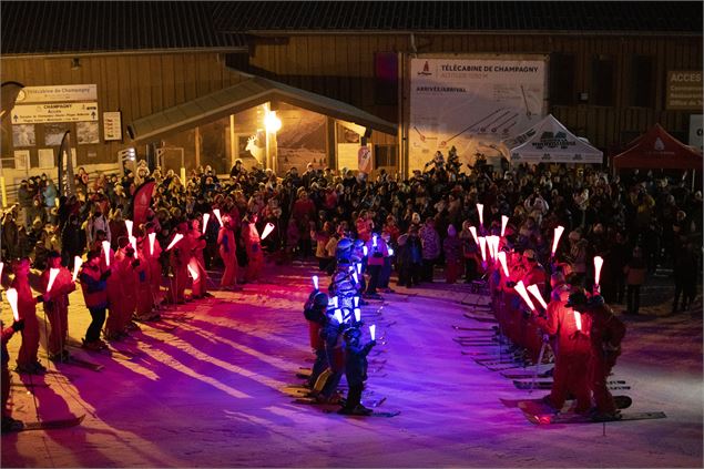 Descente aux flambeaux ESF - OTGP