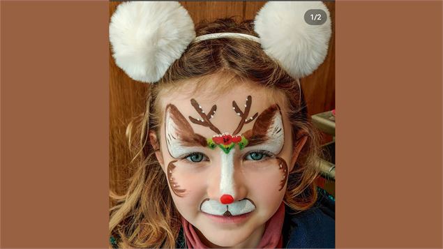 Maquillage de Noël - La Magie de Noël à la Plagne