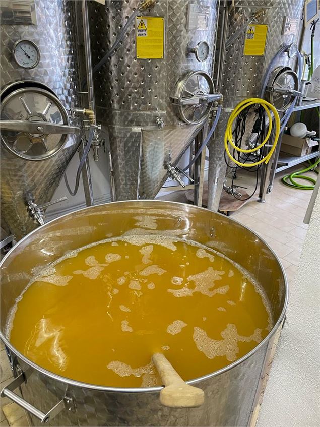 cuve de fabrication de la Birra Menta - Brasserie_du_Beaufortain