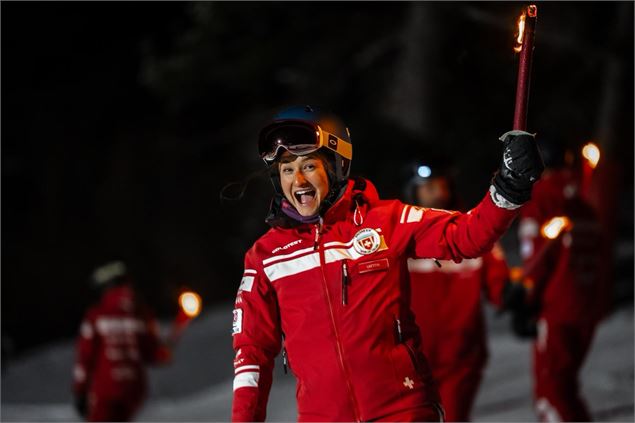 Descente aux flambeaux de Noël_Thyon