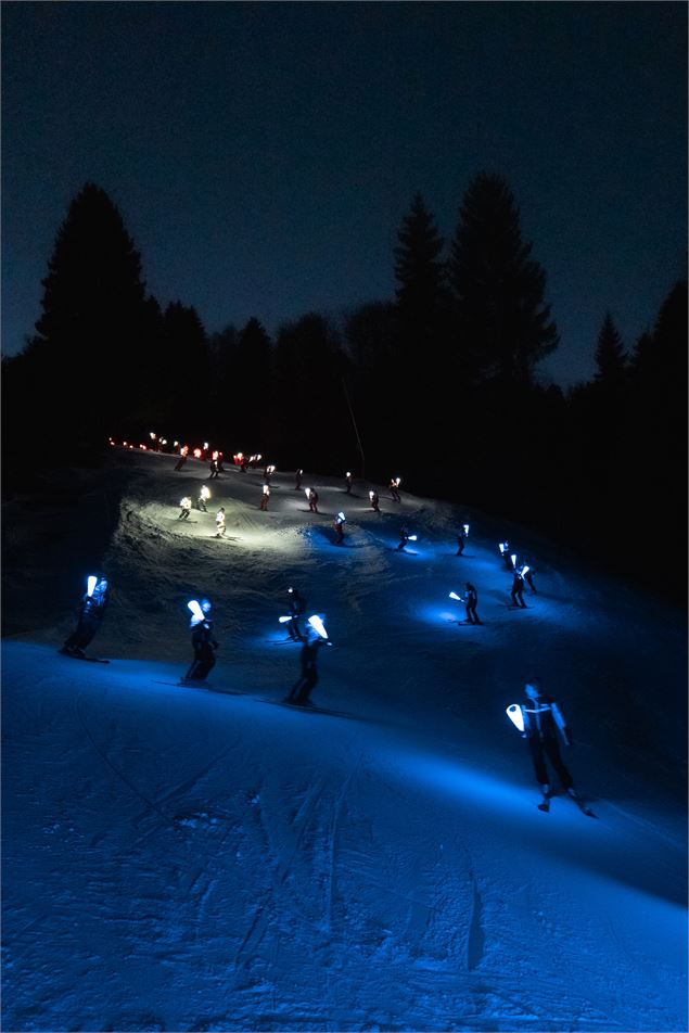 Grande descente aux flambeaux du Mont d'Arbois_Saint-Gervais-les-Bains - Antoine Frioux