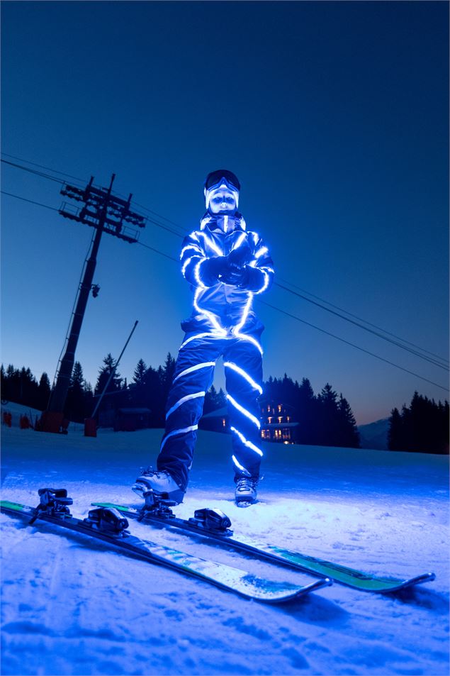 Grande descente aux flambeaux du Mont d'Arbois_Saint-Gervais-les-Bains - Antoine Frioux