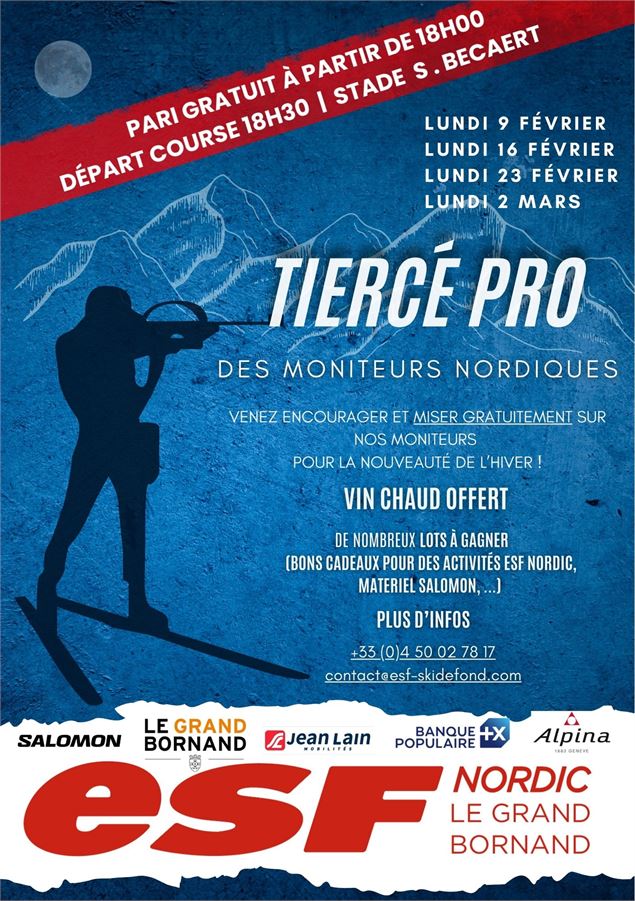 Tiercé pro des moniteurs de l'ESF Nordic_Le Grand-Bornand