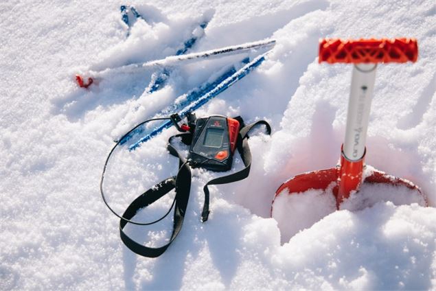 Compétition DVA (Détecteur de Victime d'Avalanche)_Les Contamines-Montjoie