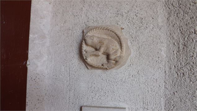 Grenouille sculpté par Jean d'Auferville - ©Daniel Lefèvre