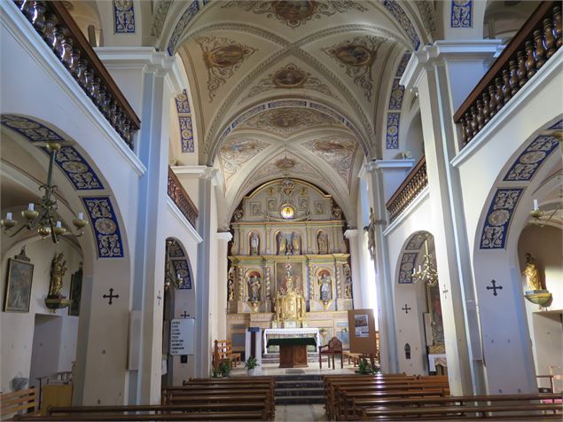 Retable majeur - église d'Arêches - S. Perez - www.fondation-facim.fr