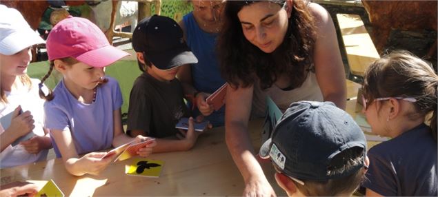 Un groupe d'enfants lors de l'atelier - Fondation Facim
