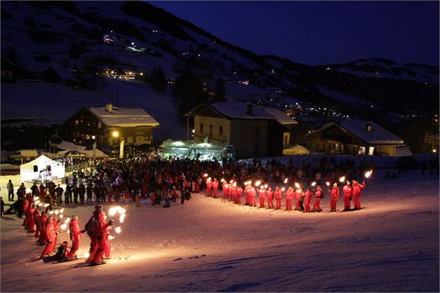 La parade lumineuse d'Arêches-Beaufort