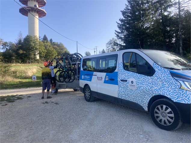 Navettes au Bike Park de Cormaranche - Sébastien Beaudon