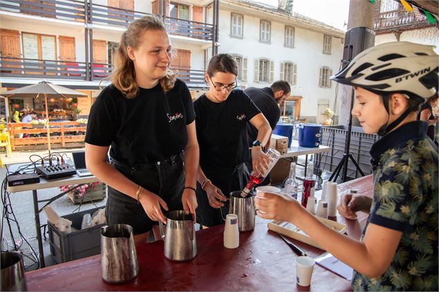 Boisson offerte par l'office de tourisme - OT Samoëns