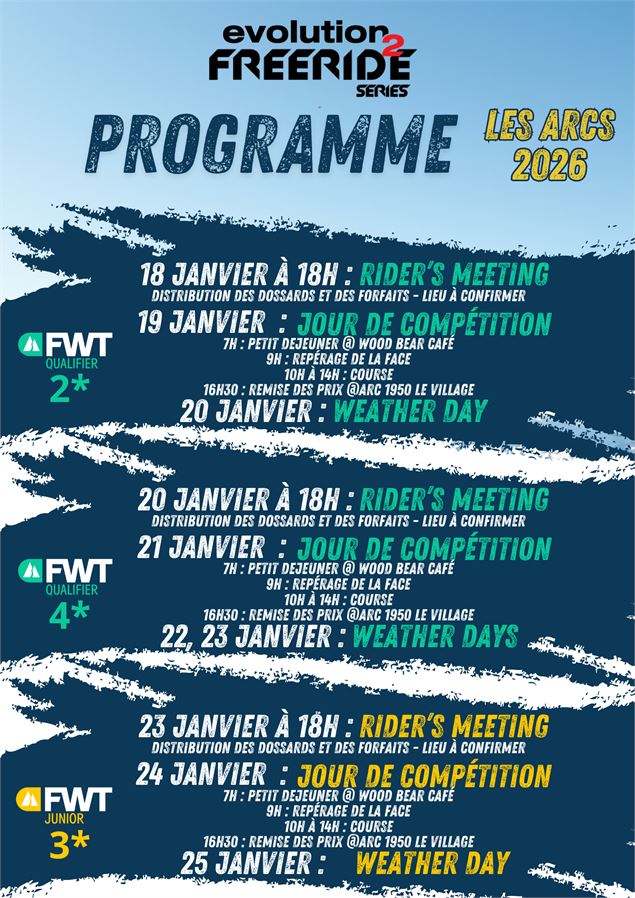 Arc 1950 : Freeride Week - Freeride World Qualifier 2*_Les Arcs