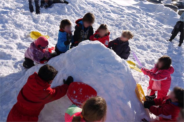 Fabrication Igloo Albiez - OTICoeurdemaurienne