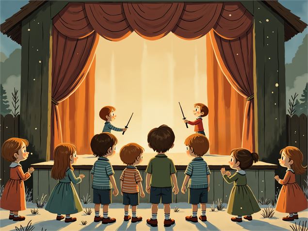 Dessin de spectacle enfant - Compagnie Zik Zak