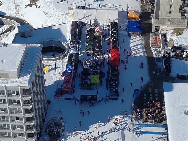 Ski Force Pro vu de haut - OT Flaine